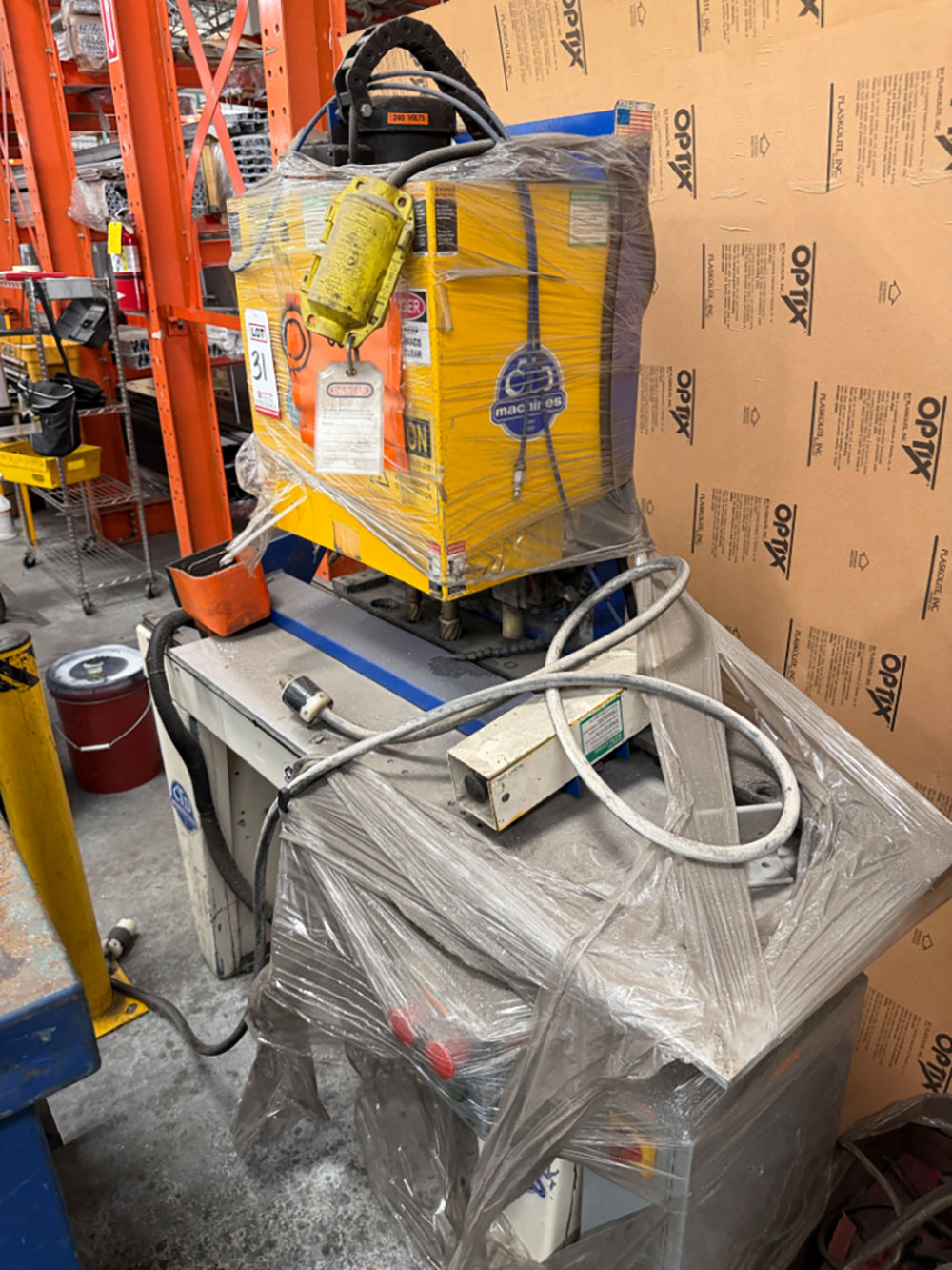 CUSTOM MADE HOLE BORING MACHINE, (OUT OF SERVICE)-31