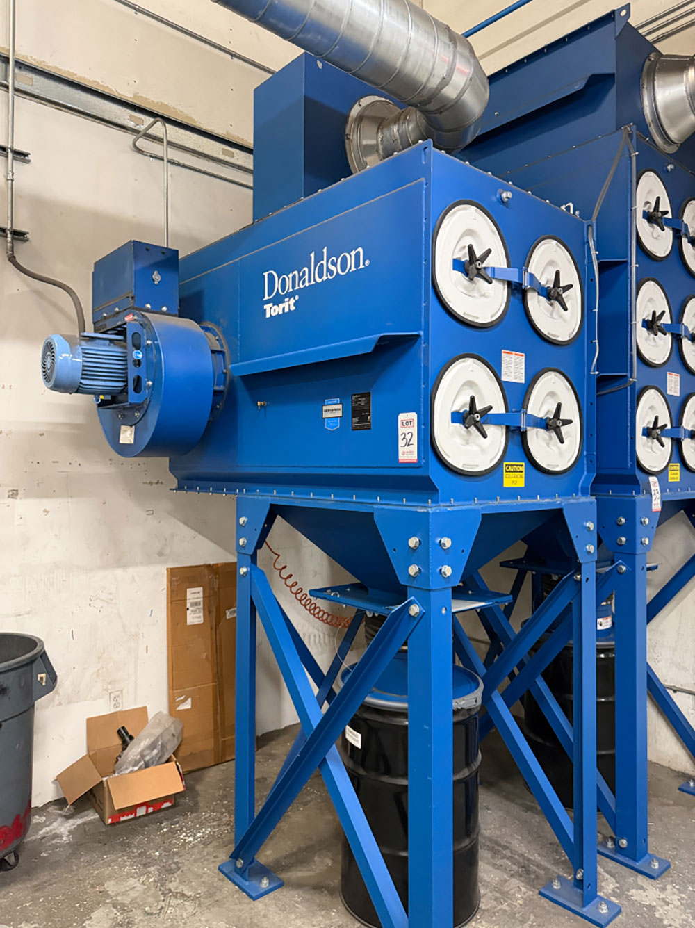 2023 DONALDSON TORIT DFE 2-4 DUST COLLECTOR, S/N 16785499-L2-1, 10" SPARK COOLER-32