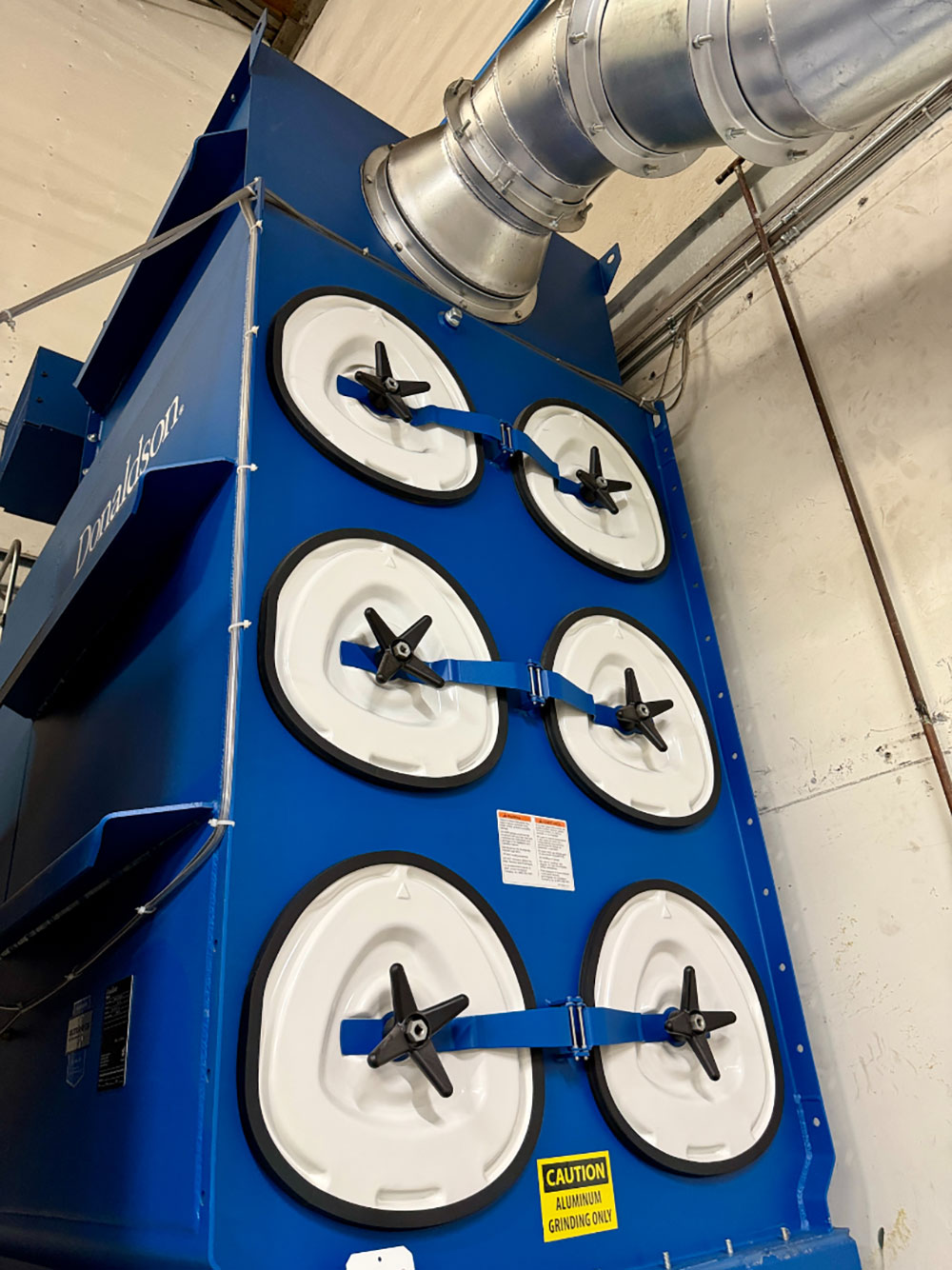 2023 DONALDSON TORIT DFE 3-6 DUST COLLECTOR, S/N 16785499-L1-1, 12" NON-RETURN VALVE, DUST LEVEL SENSOR, MICROSWITCH, CONTROL PANEL-33