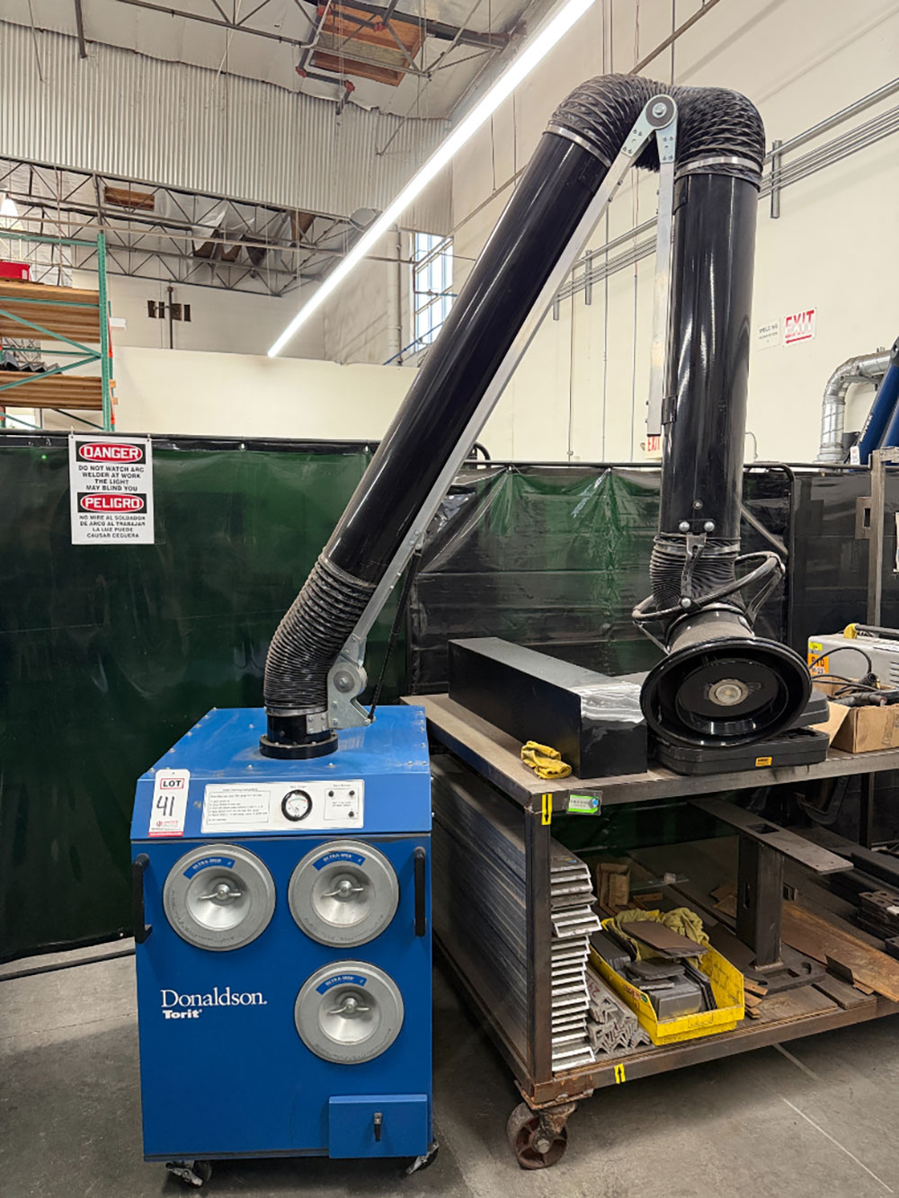 2023 DONALDSON TORIT PORTABLE FUME COLLECTOR W/ EXTRACTION ARM-41