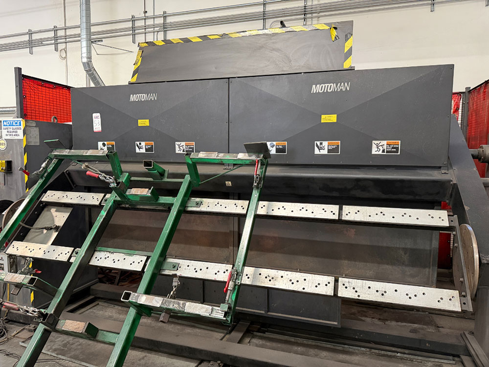 MOTOMAN WELDING CELL W/ ROBOTIC WELDING ARM, MOTOR REWIND REPAIR NEEDED-53