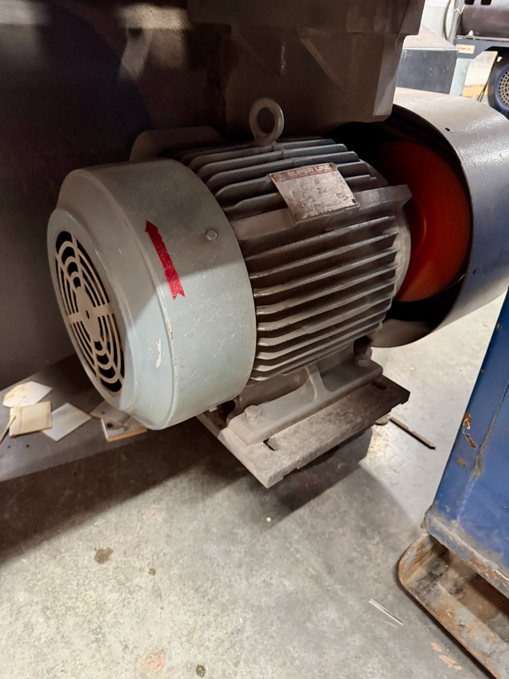 1991 AMADA 3060 POWER SQUARING SHEAR, FOOT PEDAL, FRONT SUPPORT ARMS, OPERATOR CONTROL PANEL, SHEET METAL FABRICATION SUPPORT, S/N 30600619-56