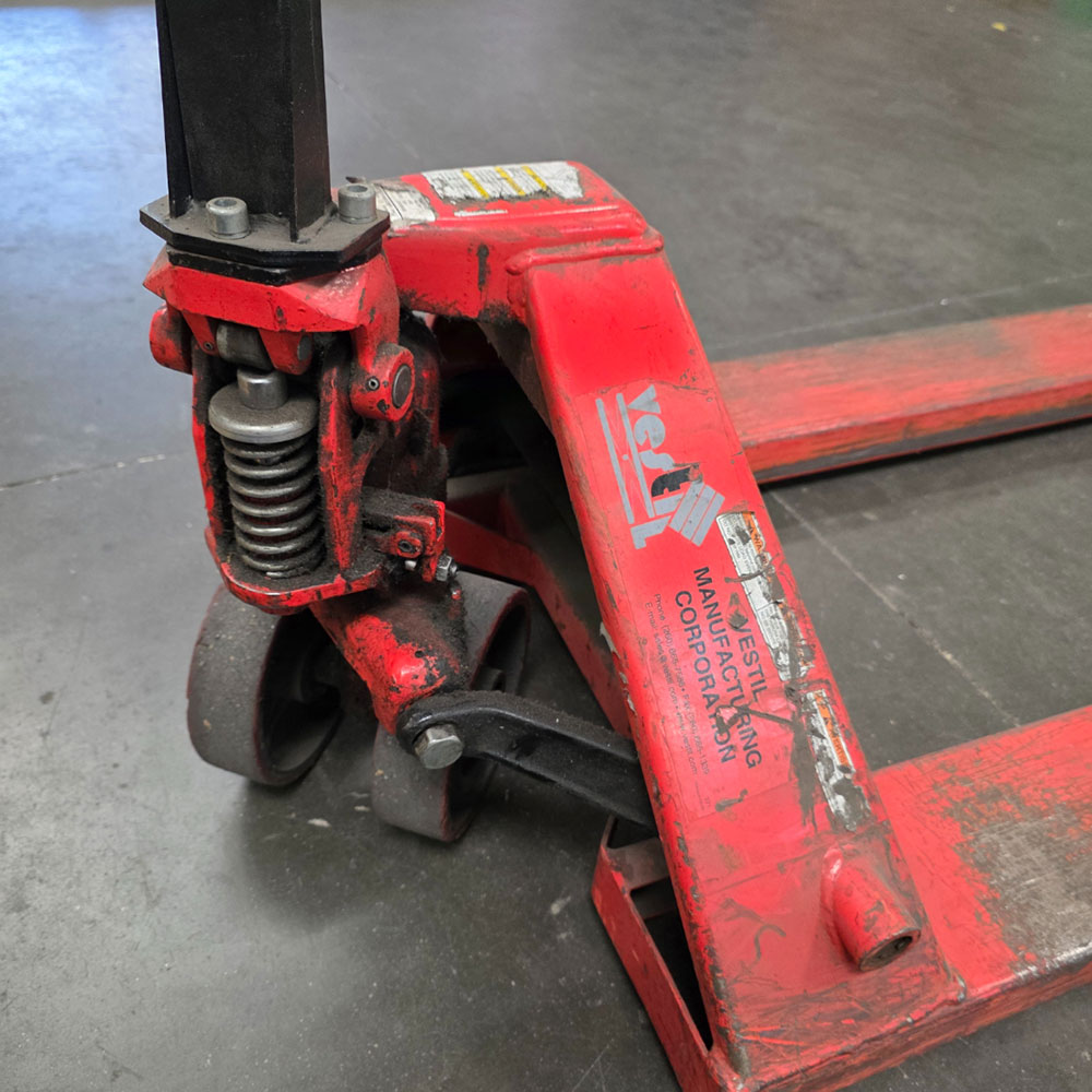 VESTIL MFG. LONG PALLET JACK, 8' FORKS, 4,400 LB CAPACITY-67