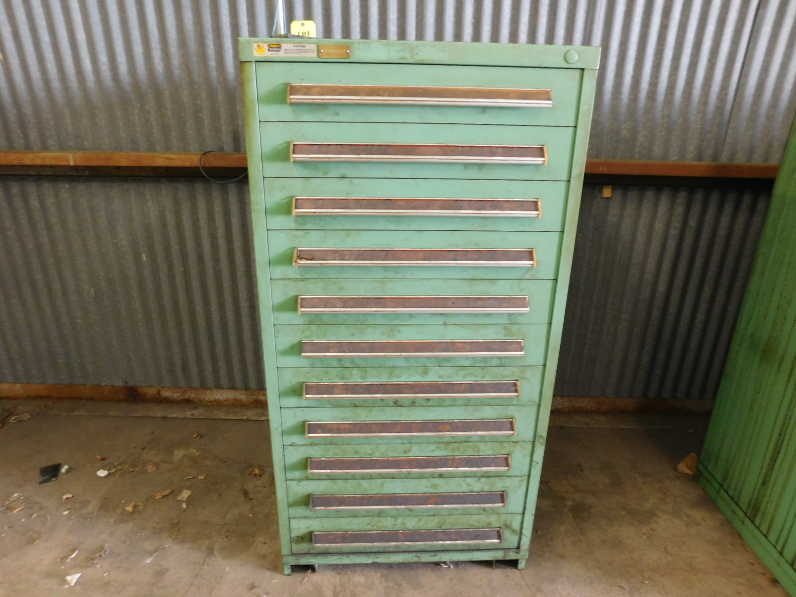STANLEY VIDMAR 11 DRAWER TOOL/PARTS CABINET, 30"X28"X59"-3
