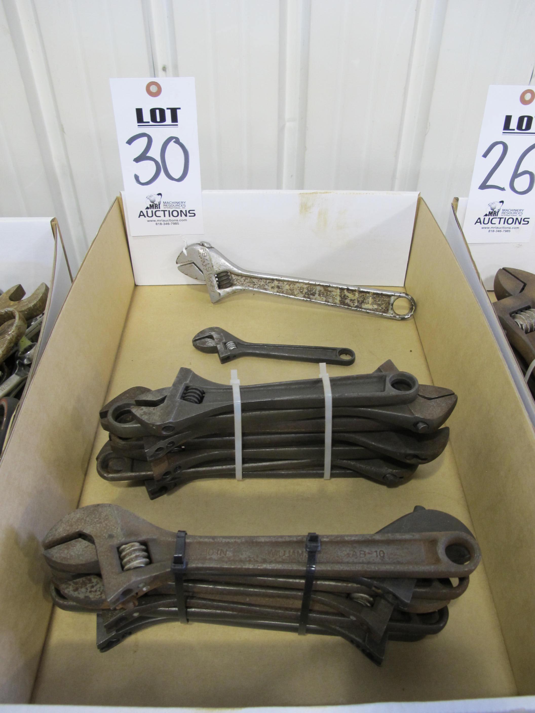 LOT ASSORTED WRENCHES (G-49) LOADING & HANDLING FEE $5-