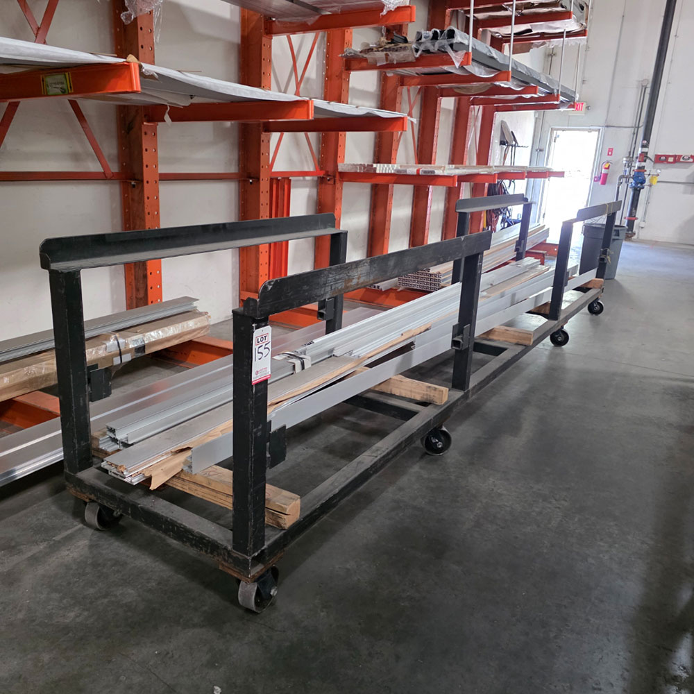 MATERIAL CART, 18' X 38", CONTENTS NOT INCLUDED-155