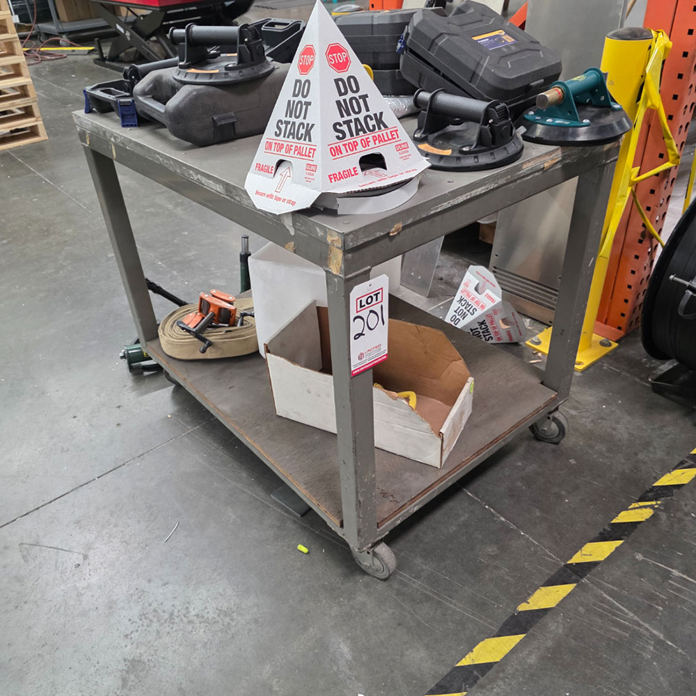 SHOP CART, 28" X 40", CONTENTS NOT INCLUDED-201