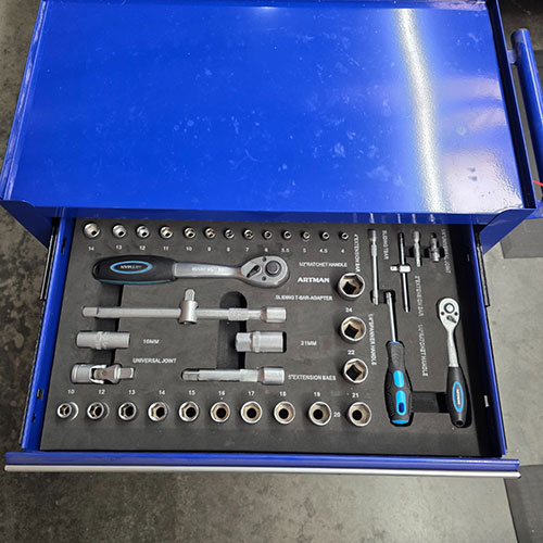 ARTMAN 4-DRAWER TOOL CART W/ COMPLETE TOOL SET-235