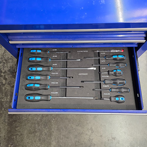 ARTMAN 4-DRAWER TOOL CART W/ COMPLETE TOOL SET-235