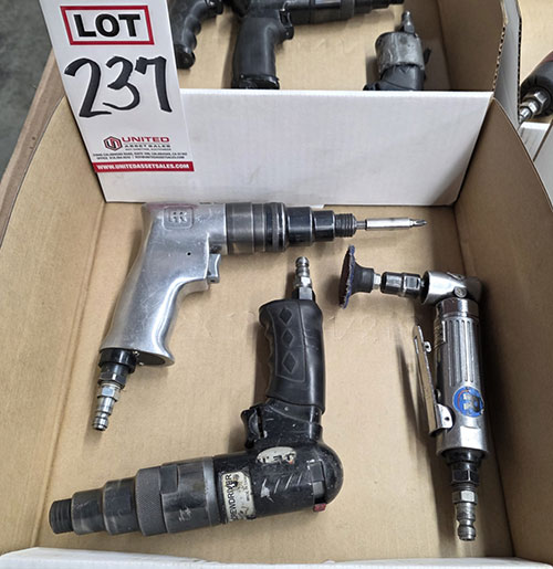 LOT - INGERSOLL RAND AND JET AIR SCREWDRIVERS & DIE GRINDER-237