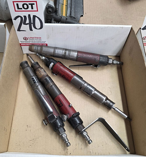 LOT - (4) INGERSOLL RAND AIR DRIVERS-240