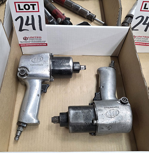 LOT - (2) INGERSOLL RAND 1/2" AIR RATCHETS-241