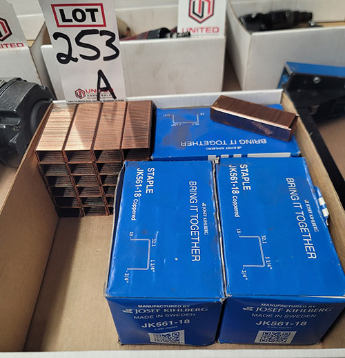 LOT - APPROX. (10,000) JOSEF KIHLBERG STAPLES, (FITS LOTS 252 & 253)-253A