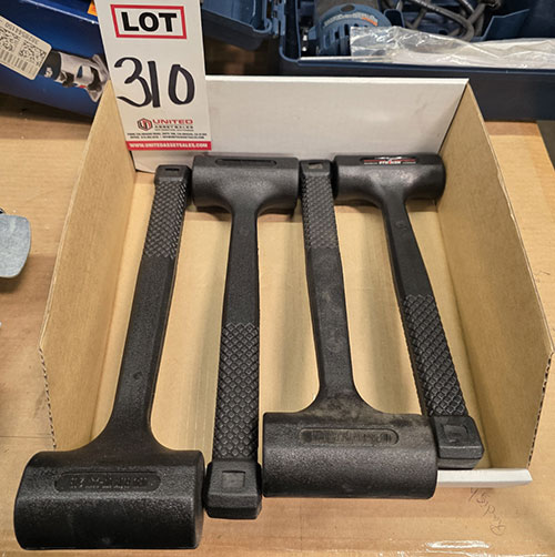 LOT 0 (4) STRIKER DEAD BLOW HAMMERS, NEW-310