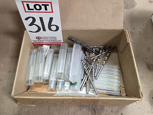 LOT - TAPS, DRILLS-316