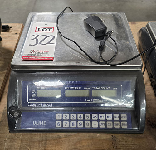 ULINE COUNTING SCALE, MODEL JCE-30K, 60 LB CAPACITY-322