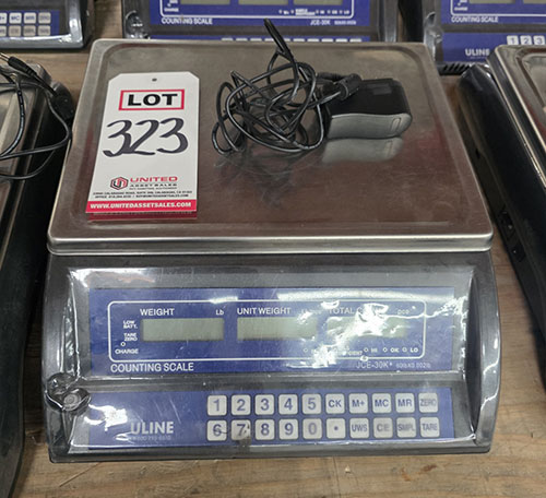 ULINE COUNTING SCALE, MODEL JCE-30K, 60 LB CAPACITY-323