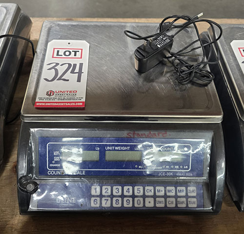 ULINE COUNTING SCALE, MODEL JCE-30K, 60 LB CAPACITY-324