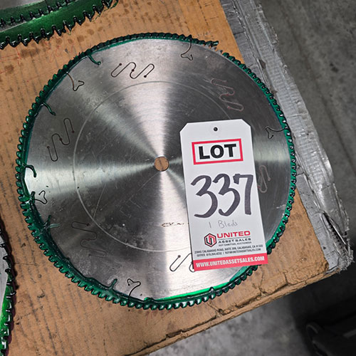 CARBIDE TIPPED 12" SAW BLADE, 5/8" ARBOR-337