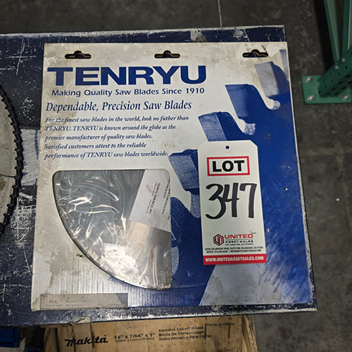 TENRYU CARBIDE TIPPED 12" SAW BLADE, 1" ARBOR-347