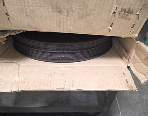 LOT - APPROX. (21) 14" ABRASIVE CUT-OFF WHEELS-348