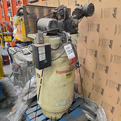 INGERSOLL RAND 5 HP AIR COMPRESSOR, PUMP MODEL 2340, (OUT OF SERVICE)-350