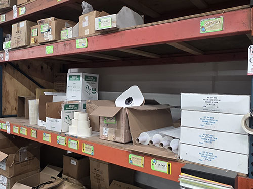LOT - SHRINK WRAP, MASKING, SHIPPING TAPE, VELCRO-353