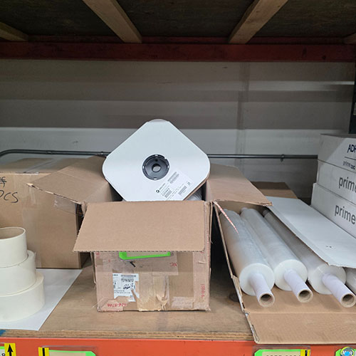 LOT - SHRINK WRAP, MASKING, SHIPPING TAPE, VELCRO-353