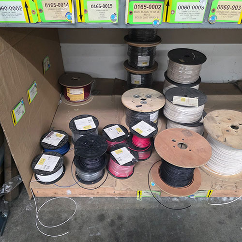 LOT - APPROX. (31) SPOOLS OF ASSORTED WIRE-361