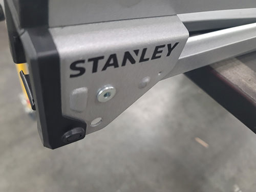 LOT - (4) STANLEY METAL SAWHORSES, 32" WIDE-370