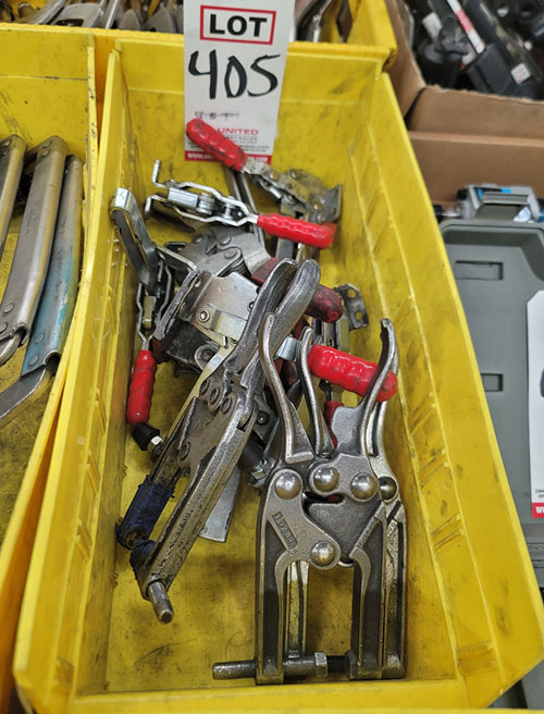 LOT - CAMLOCK CLAMPS AND (3) KNU-VISE CLAMPS-405