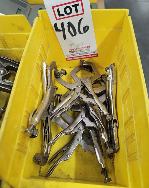 LOT - SMALL VISE-GRIP PLIERS-406
