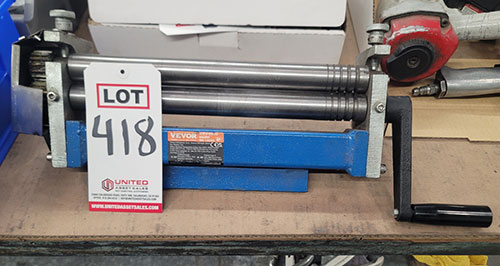 VEVOR 3-ROLL BENDER, 12" WIDE-418