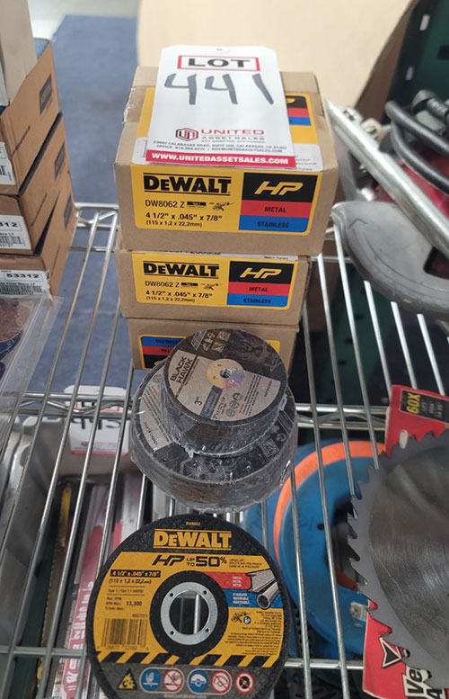 LOT - CUT OFF DISCS-441