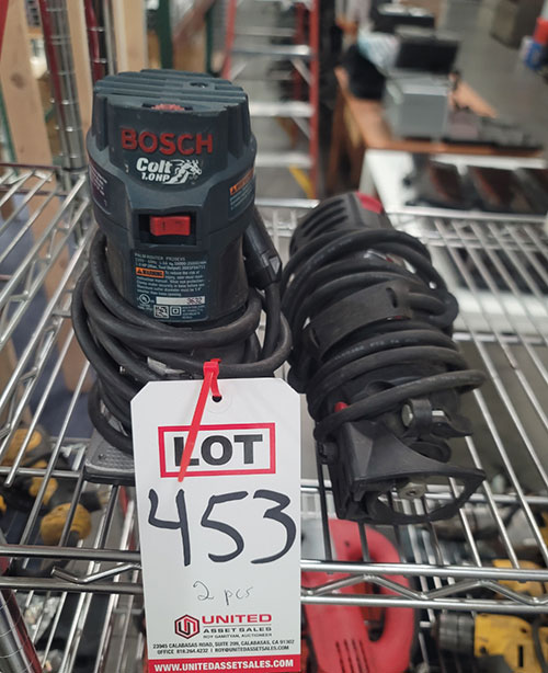 LOT - (2) SMALL ROUTERS-453