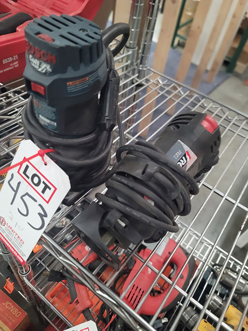 LOT - (2) SMALL ROUTERS-453