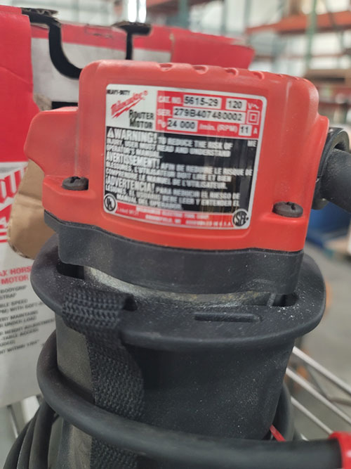 MILWAUKEE ROUTER MOTOR, MODEL 5615-29-454