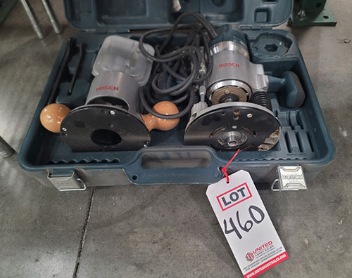 LOT - MILWAUKEE 1" ROTARY HAMMER, MODEL 5362-1, W/ CASE AND (7) BITS-460