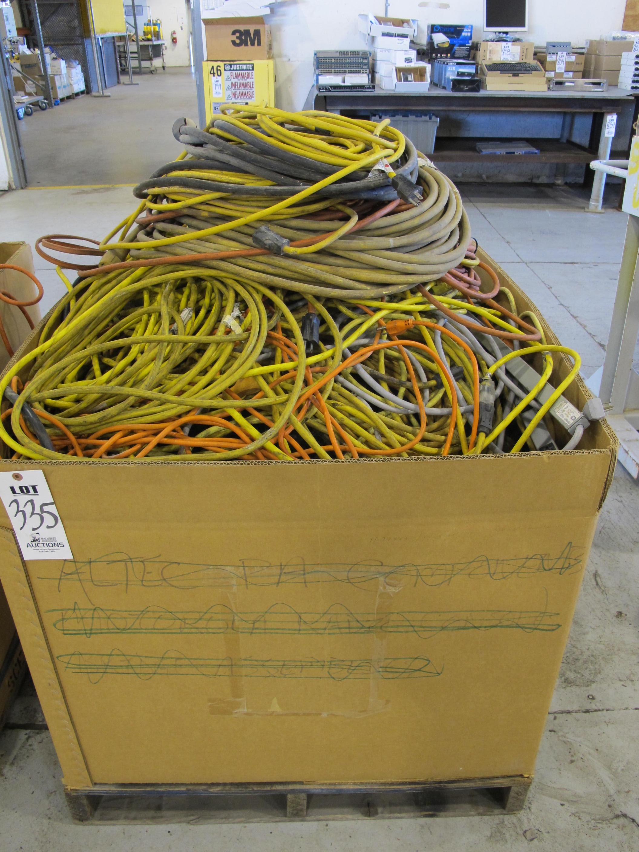 LOT ASSORTED ELECTRIC CORDS (G-49) LOADING & HANDLING FEE $15-