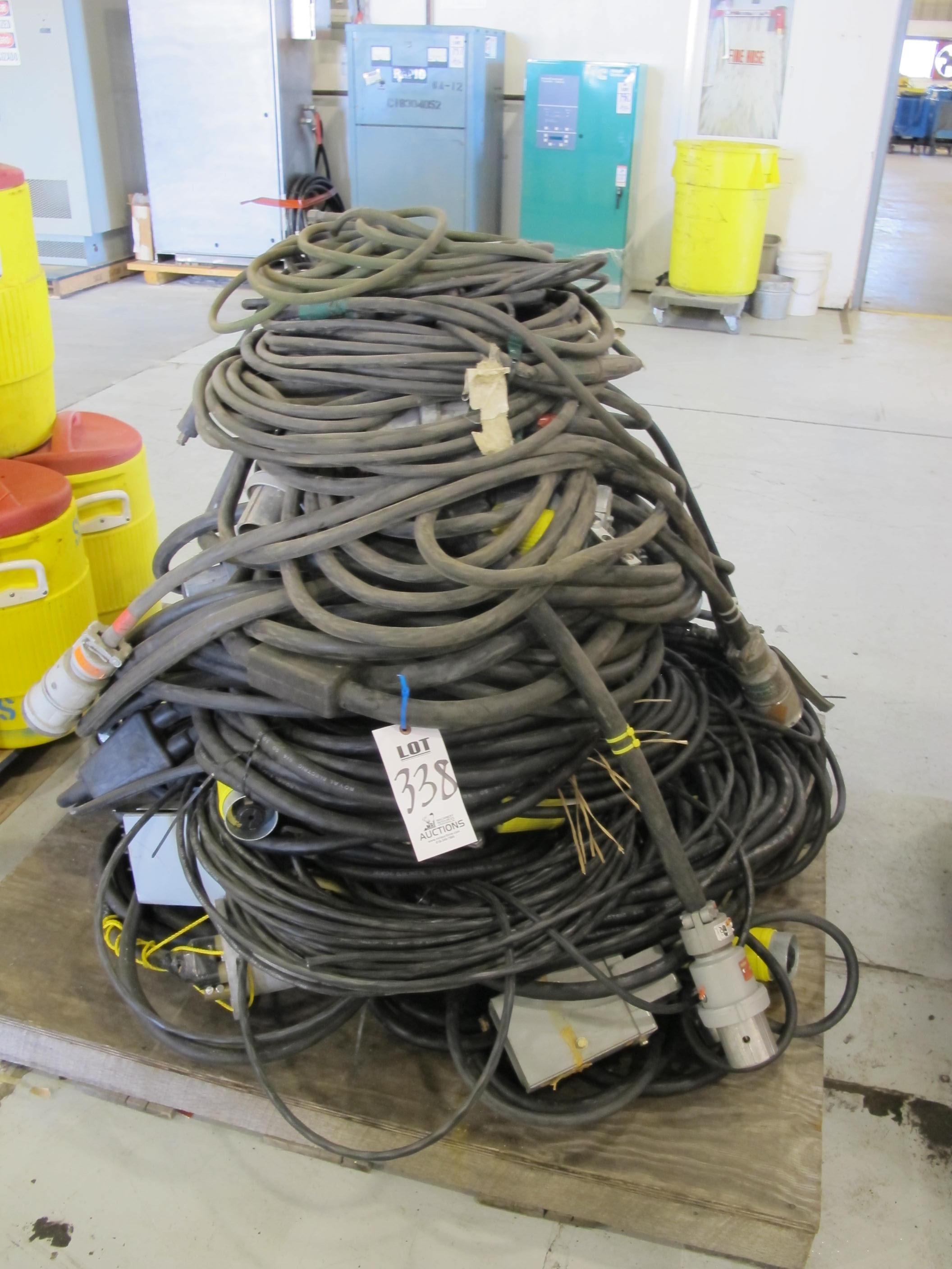 LOT ASSORTED ELECTRIC CORDS (G-49) LOADING & HANDLING FEE $15-
