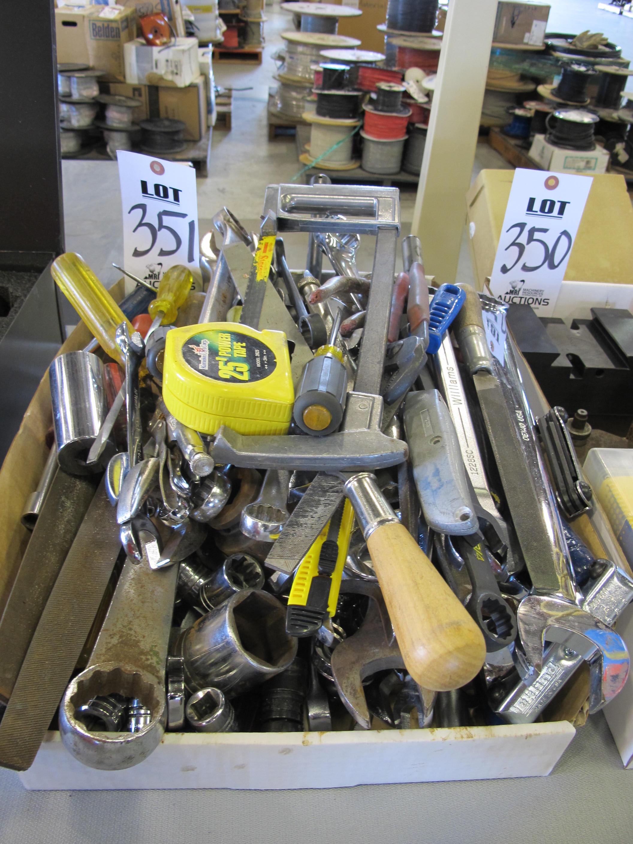 LOT ASSORTED HAND TOOLS (G-49) LOADING & HANDLING FEE $5-