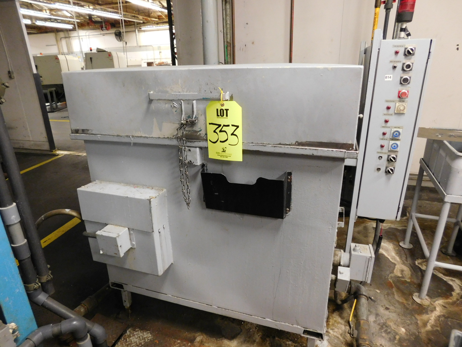 ADF MODEL 850, 42" ROTARY TOPLOAD STAINLESS PARTS WASHER-353