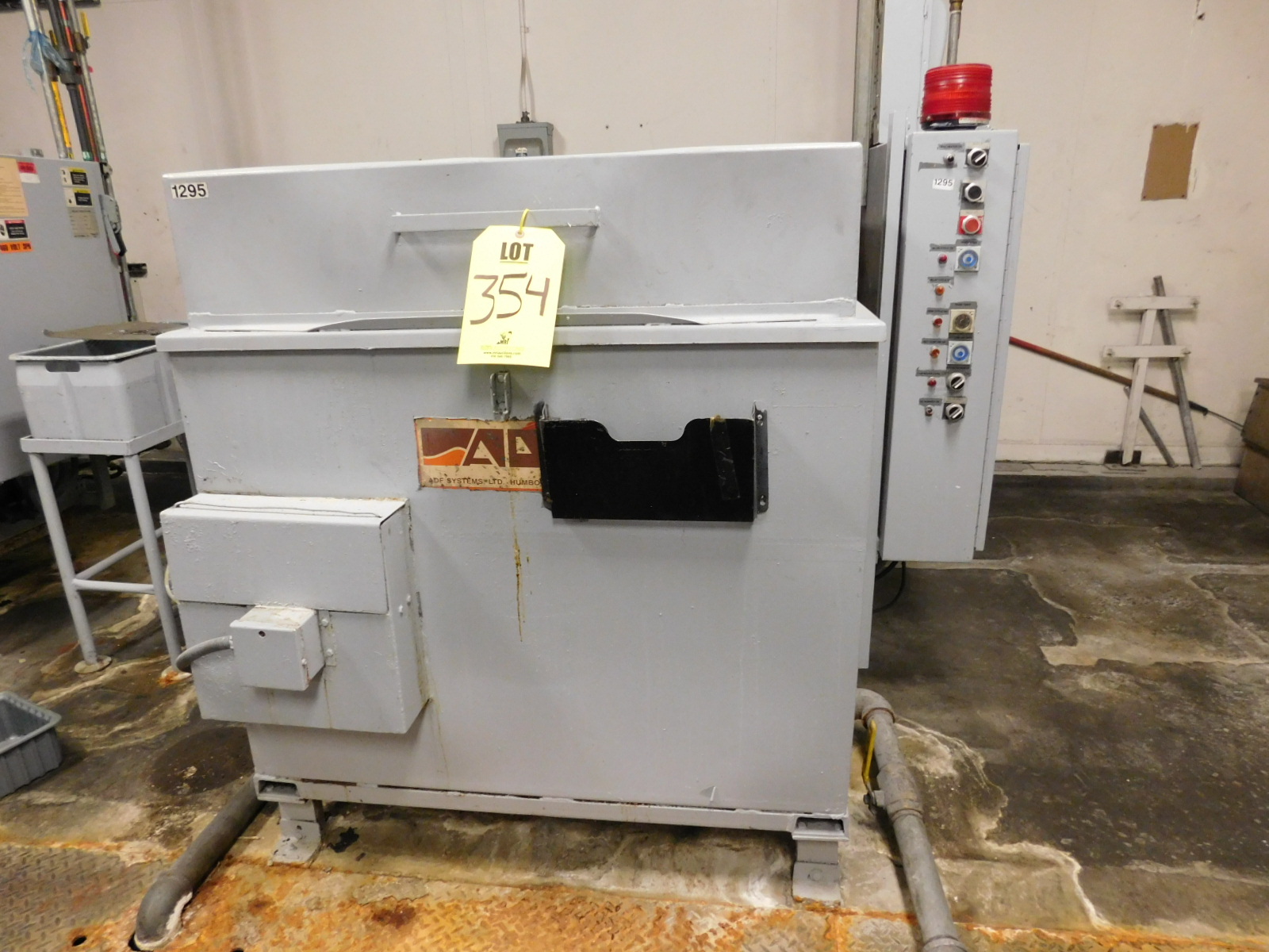 ADF MODEL 850, 42" ROTARY TOPLOAD STAINLESS PARTS WASHER-354