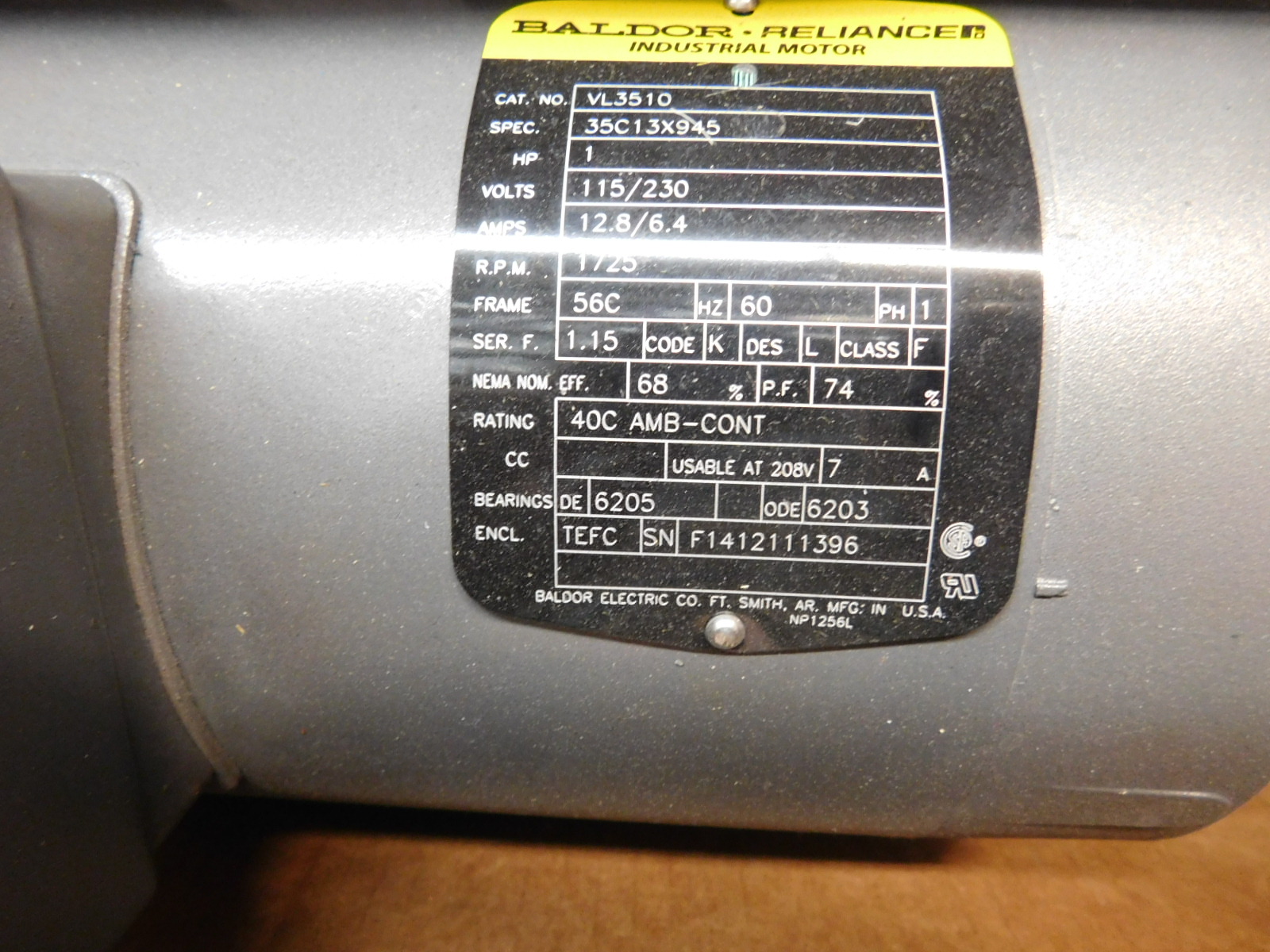 LOT OF (3) ELECTRIC MOTORS (SEE PHOTOS OF SPEC. PLATES FOR DETAILS), ORANGE TOOLBOX FULL OF PIPE BENDING TOOLS, SNAP-ON TORQUE GUAGE, 3/4"& 1" DRIVE SOCKET WRENCHES W/(5) LARGE SOCKETS, (2) RIGGING HOOKS, SLIDE HAMMER, SLEDGEHAMMER, PNEUMATIC TOOL-362