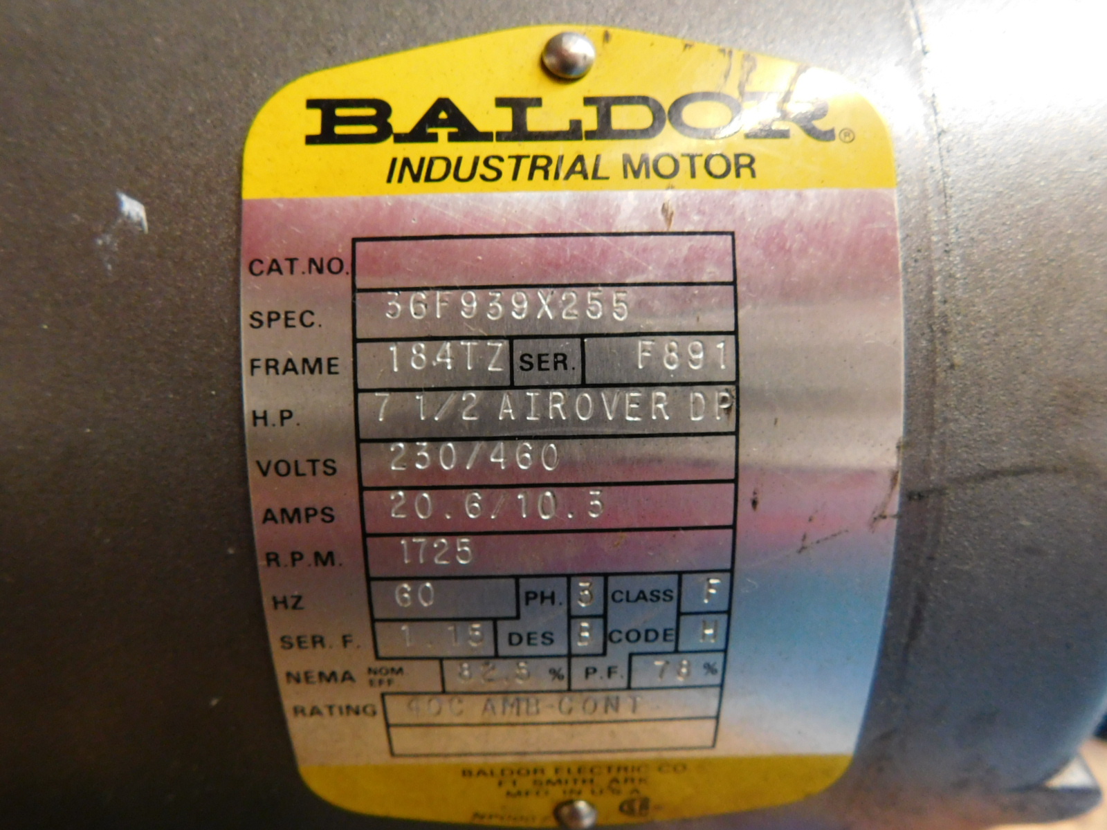 LOT OF (3) ELECTRIC MOTORS (SEE PHOTOS OF SPEC. PLATES FOR DETAILS), ORANGE TOOLBOX FULL OF PIPE BENDING TOOLS, SNAP-ON TORQUE GUAGE, 3/4"& 1" DRIVE SOCKET WRENCHES W/(5) LARGE SOCKETS, (2) RIGGING HOOKS, SLIDE HAMMER, SLEDGEHAMMER, PNEUMATIC TOOL-362