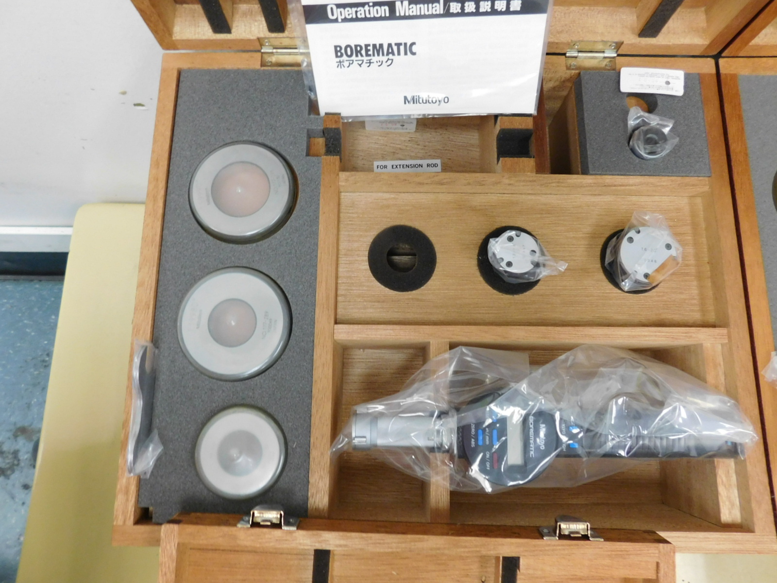 LOT OF (5) MITUTOYO BOREMATIC DIGITAL BORE GAGES, NEW & UNUSED-370