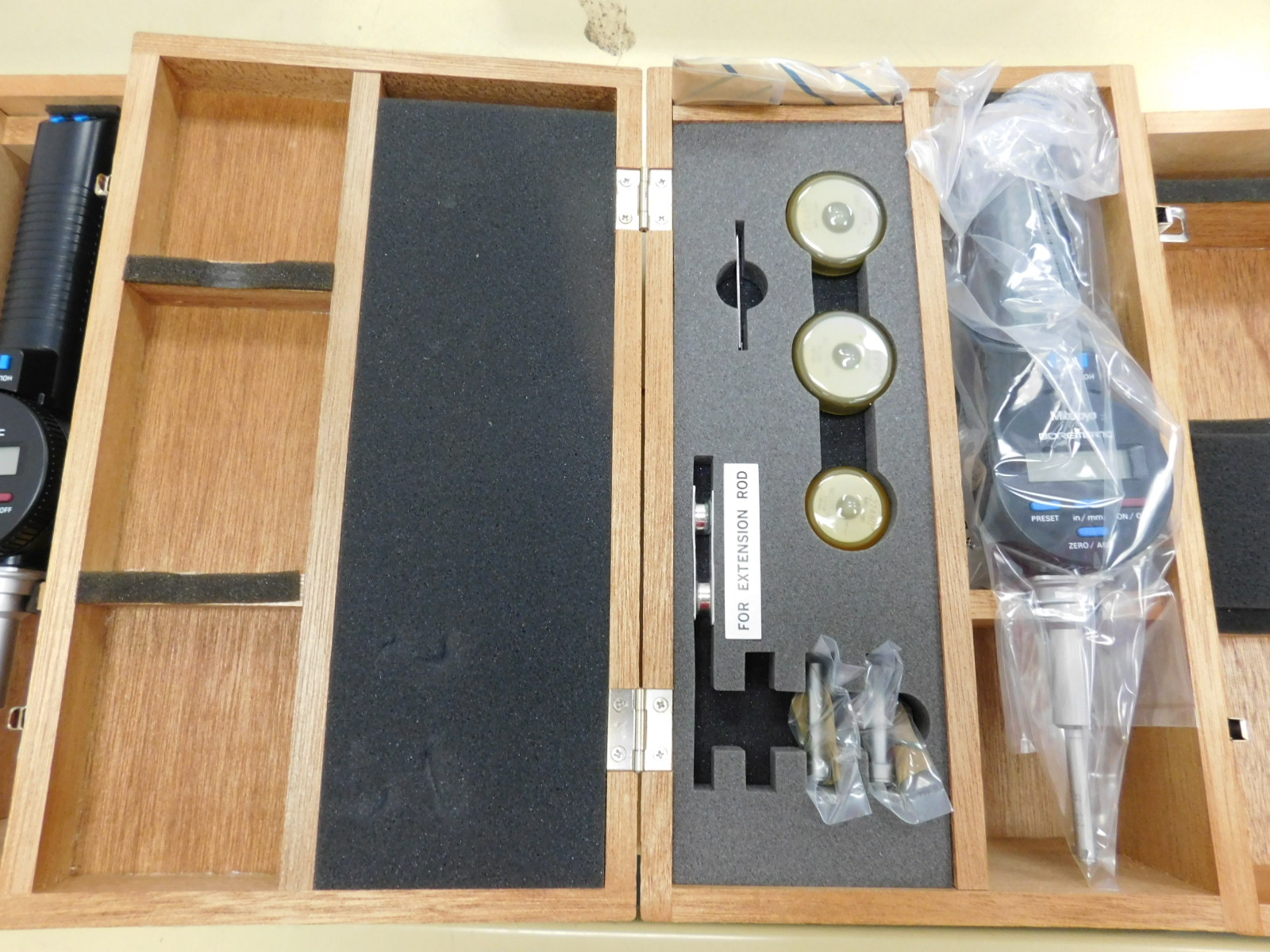 LOT OF (5) MITUTOYO BOREMATIC DIGITAL BORE GAGES, NEW & UNUSED-370