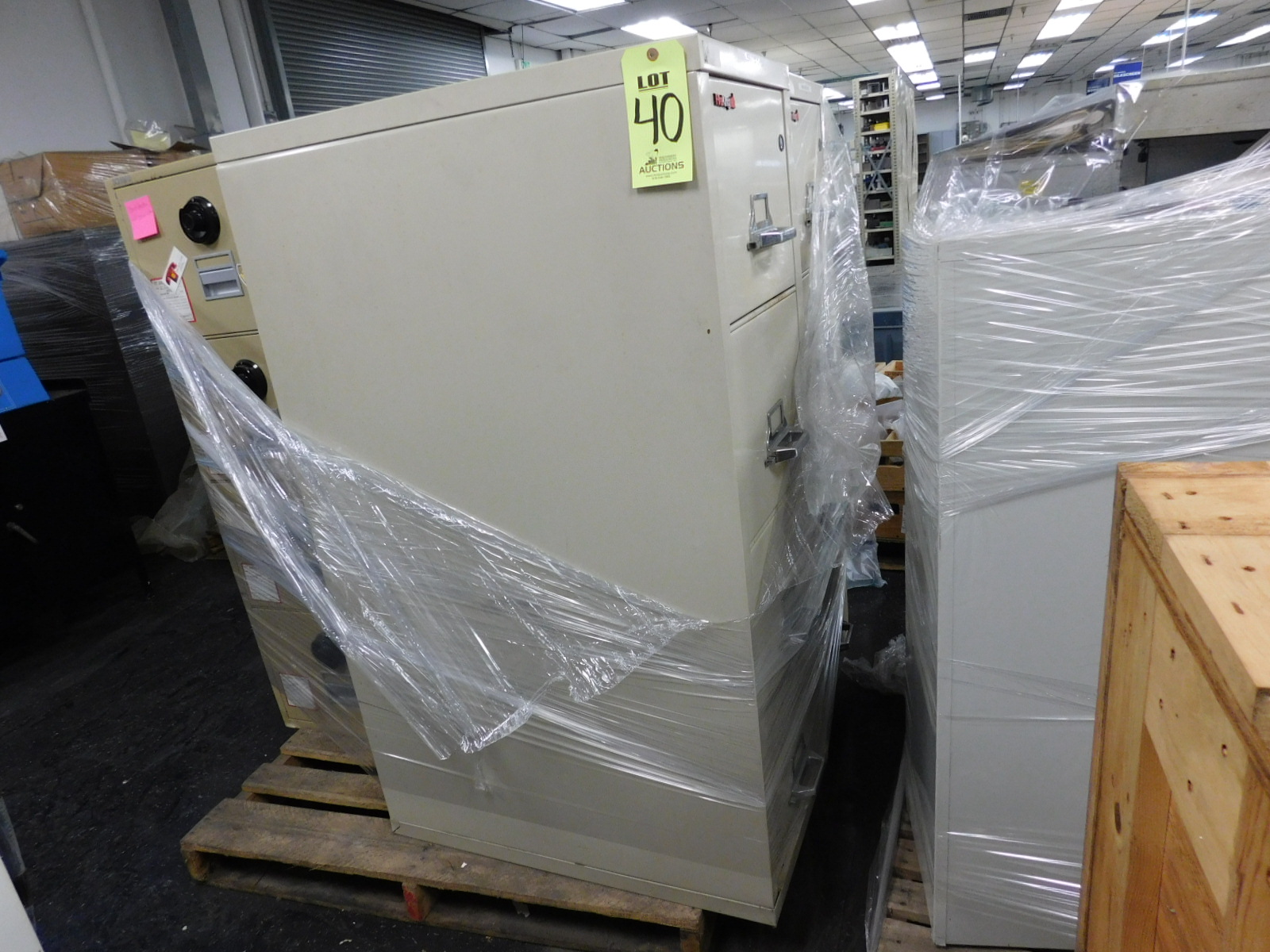 LOT OF (2) FIREKING 4 DRAWER FILE CABINETS-40