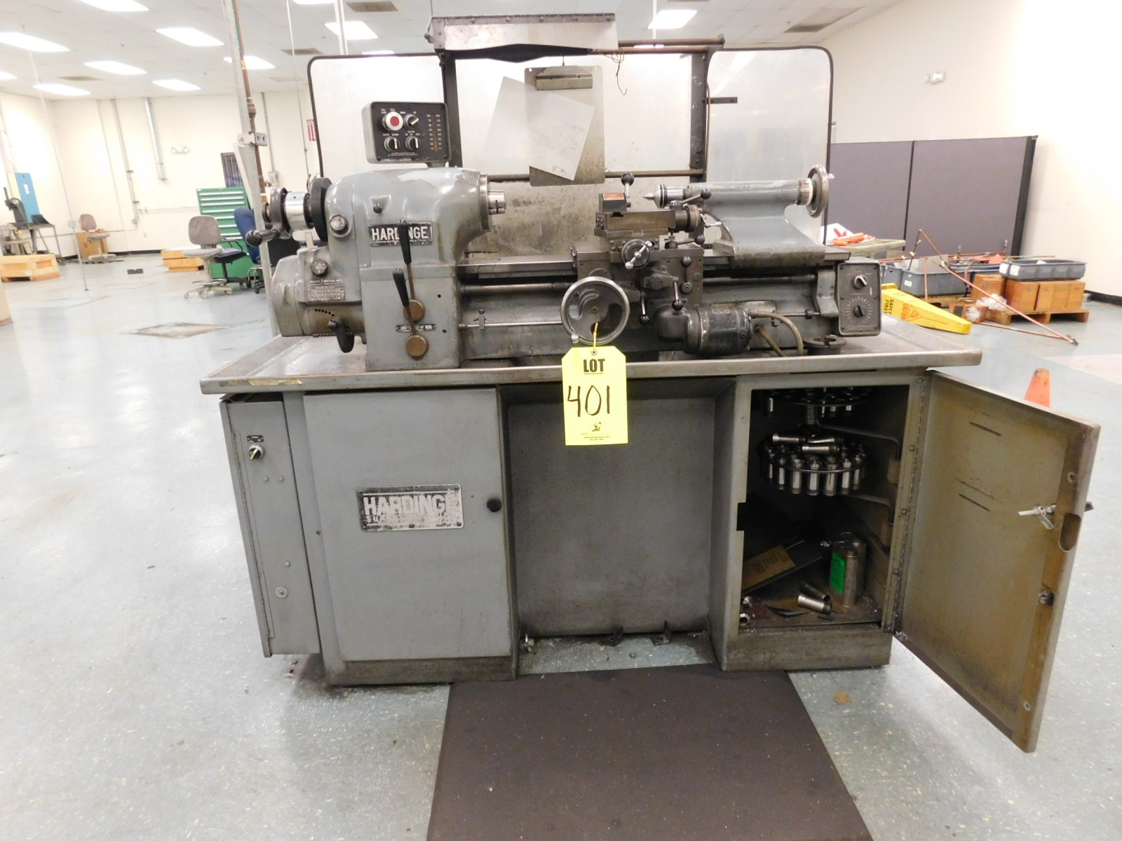 HARDINGE LATHE, MODEL: HLV-H-401
