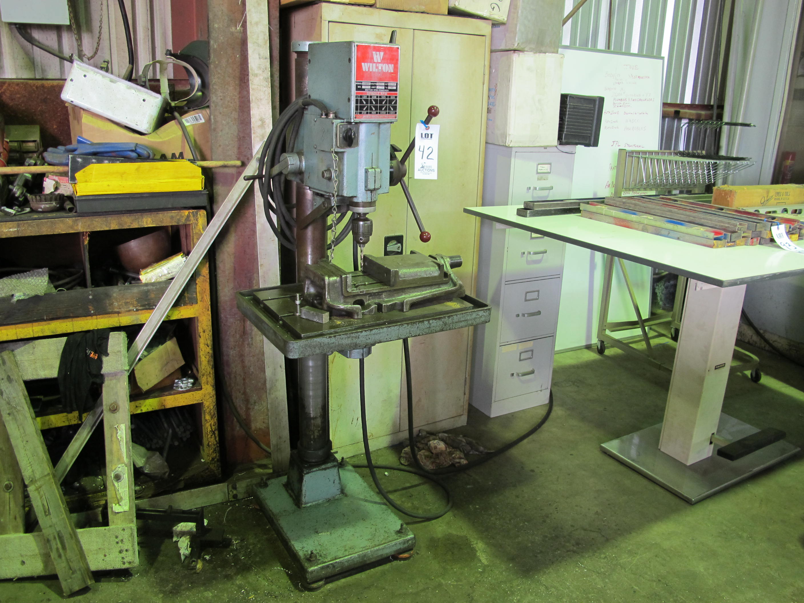 WILTON MODEL-20600 DRILL PRESS, 1.5 HP
S/N: 63696-42